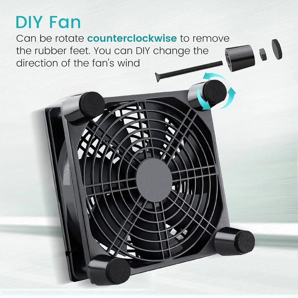 120mm USB Cooling Fan with Protective Grill