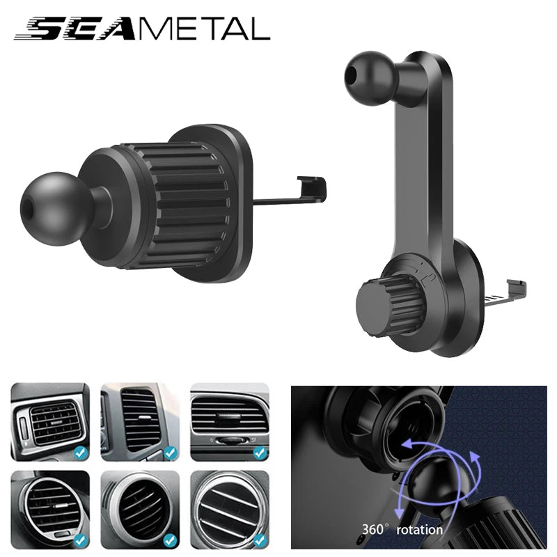SEAMETAL 360° Air Vent Phone Holder Base