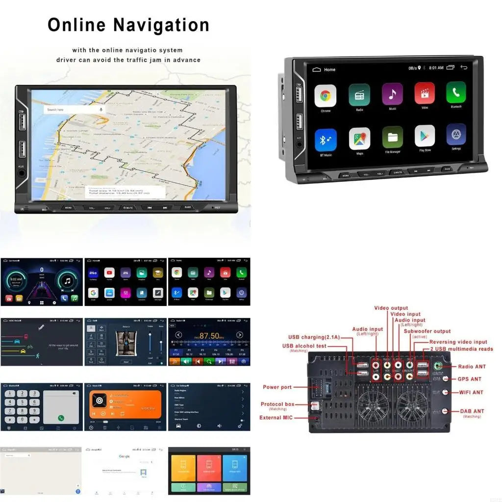 7-Inch Wireless CarPlay & Android Auto Car Stereo