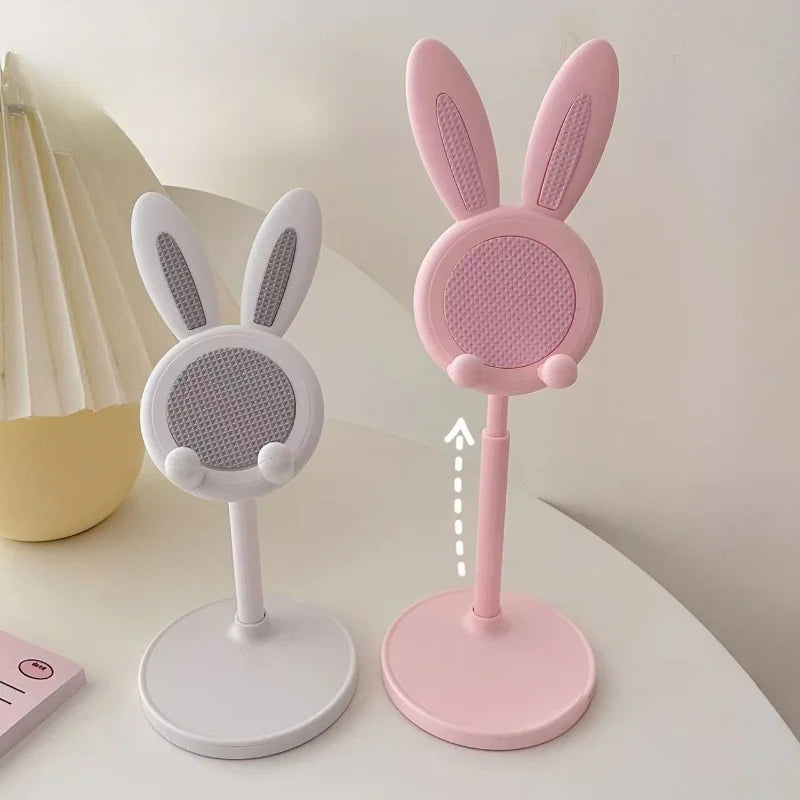 Cute Rabbit Adjustable Desktop Phone & Tablet Stand