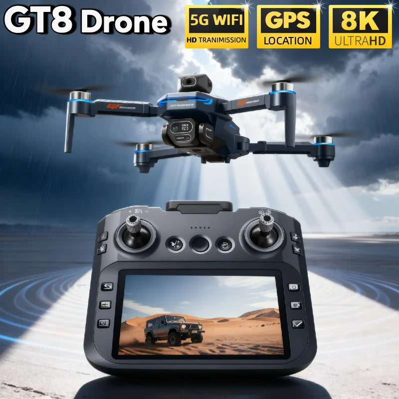GT8 4K/8K FPV Camera Drone with Obstacle Avoidance
