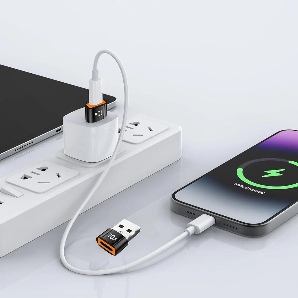 USB-A to USB-C Charging Adapter