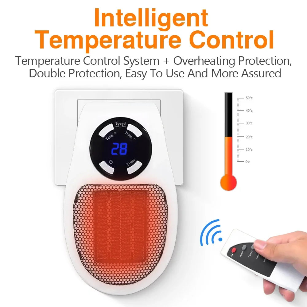 BAIHUAN 500W Plug-In Mini Heater