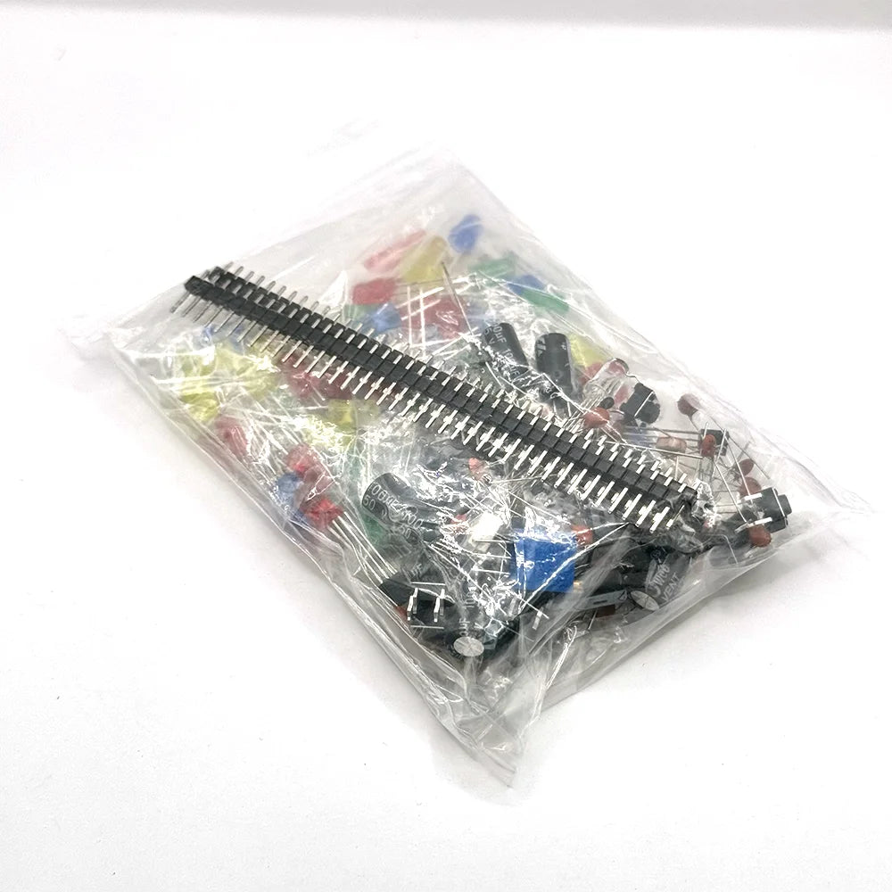 JYJDDIY 200+ Piece Electronics Starter Kit