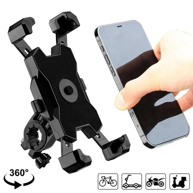 360° Rotatable Bike & Motorcycle Phone Holder