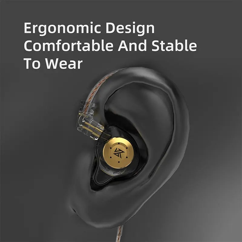 KZ EDX Pro Dynamic HiFi In-Ear Monitor Earphones