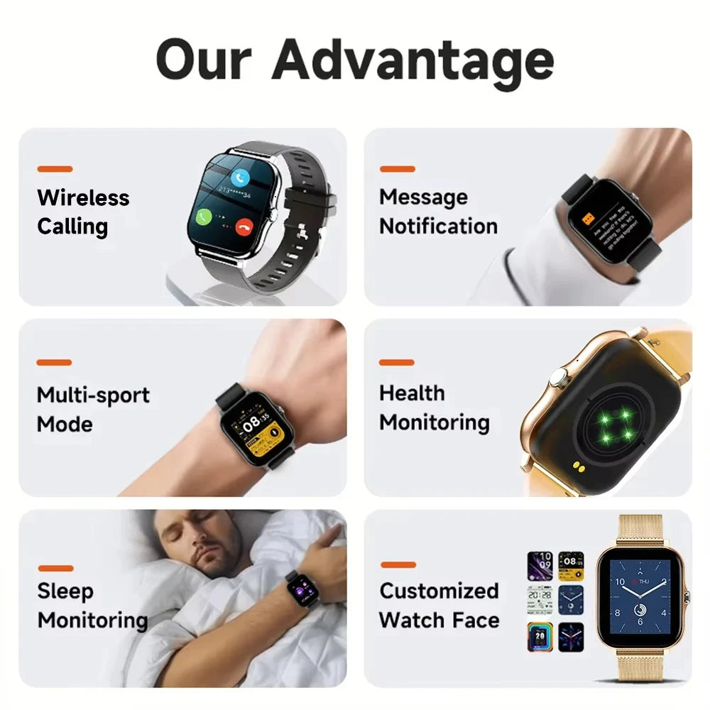 LAXASFIT Y13 Full Touch Smartwatch