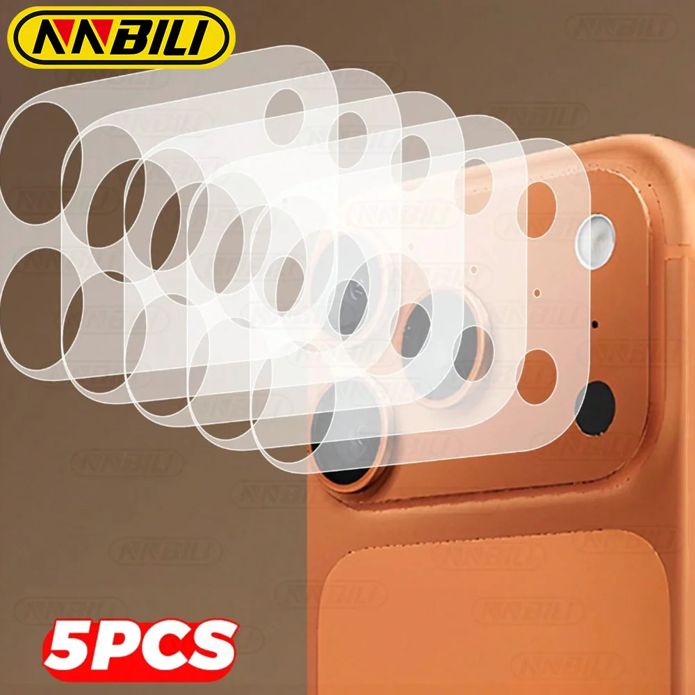 NNBILI 5-Pack Matte Camera Lens Protector for iPhone