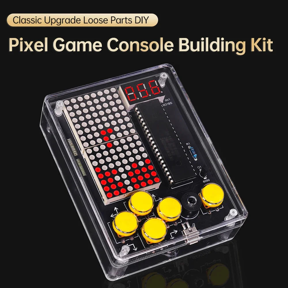 diymore 7-in-1 Pixel Game Console DIY Soldering Kit