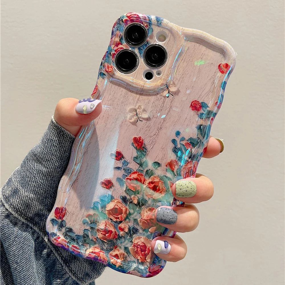YuexTi Retro Oil Painting iPhone Case