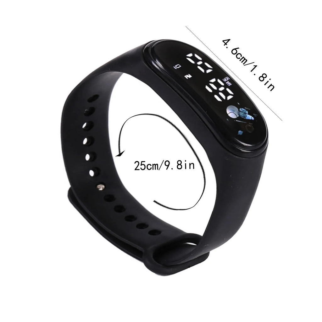 Kids Cartoon Digital Sports Watch