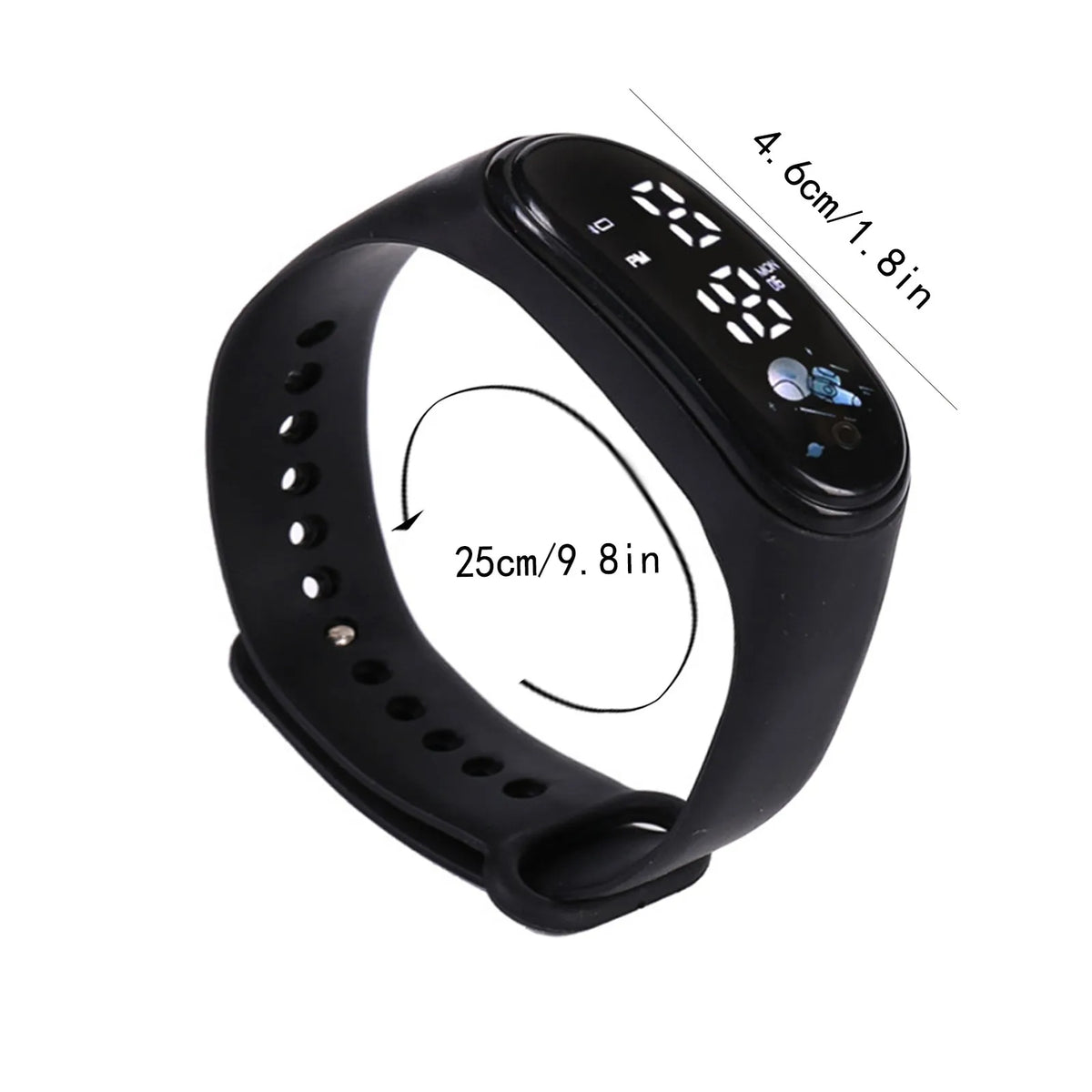 Kids Cartoon Digital Sports Watch