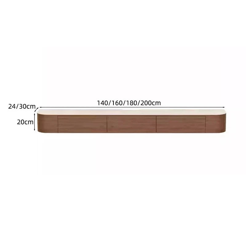 XMSJ Modern Wall-Mounted TV Cabinet