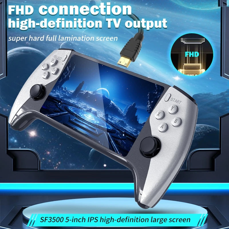 SF3500 5-Inch Retro Handheld Game Console