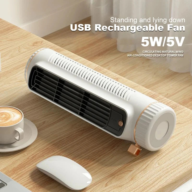 Portable USB Desktop Tower Fan