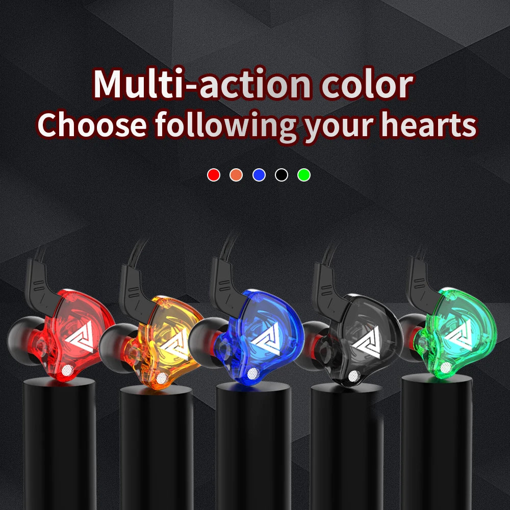 QKZ AK6 Wired HiFi In-Ear Earphones