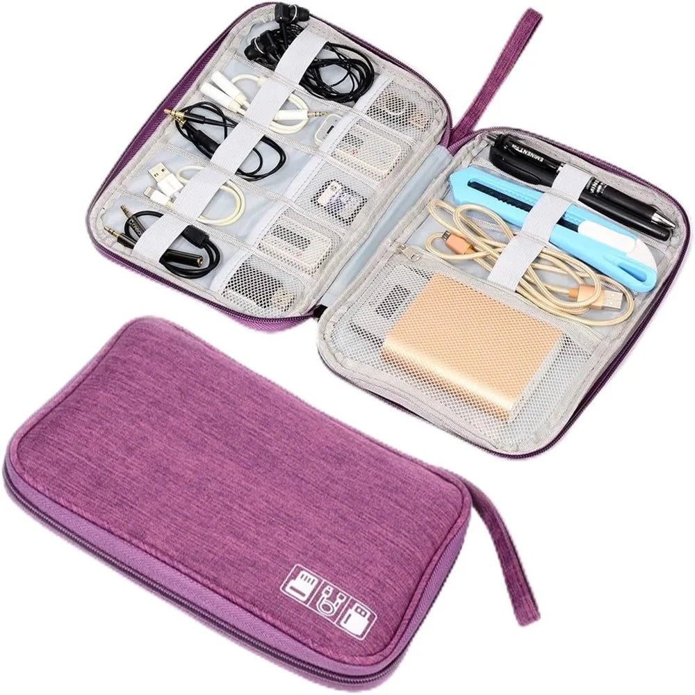 Water-Resistant Electronics Organizer Bag