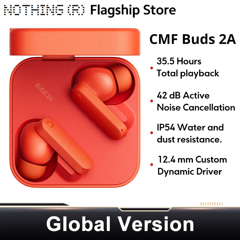CMF Buds 2a Bluetooth 5.4 ANC Earbuds