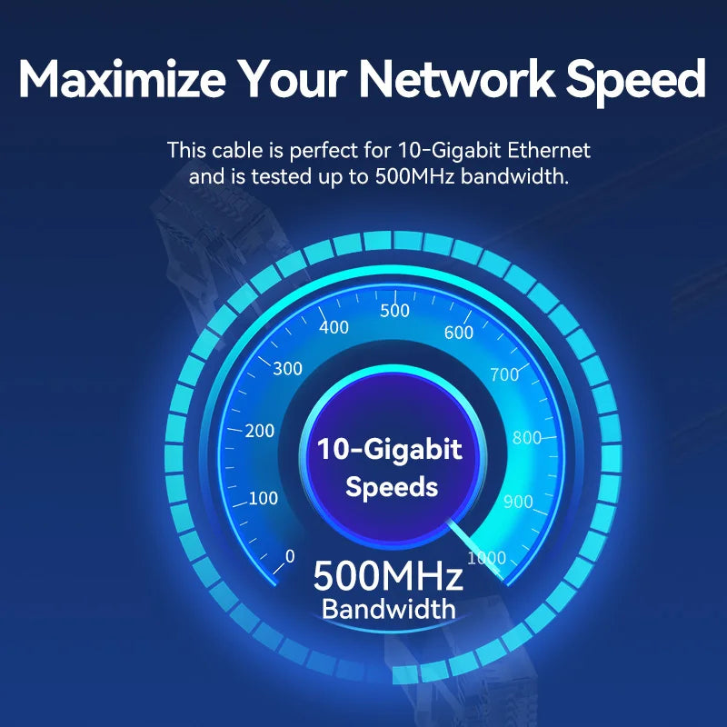 Vention CAT6A 10Gbps Rotating Ethernet Cable