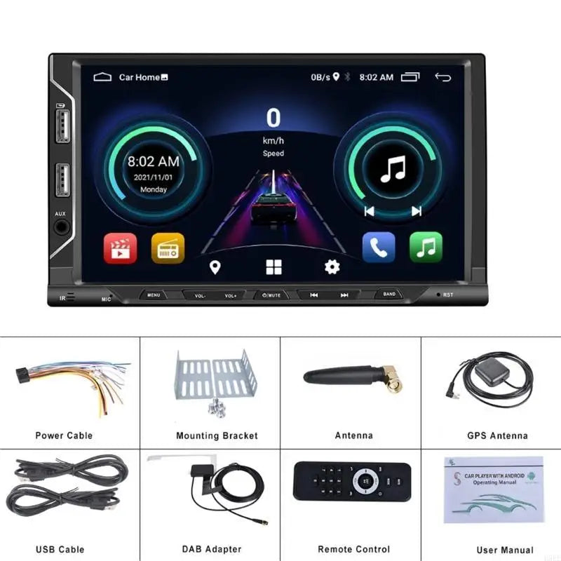 7-Inch Wireless CarPlay & Android Auto Car Stereo