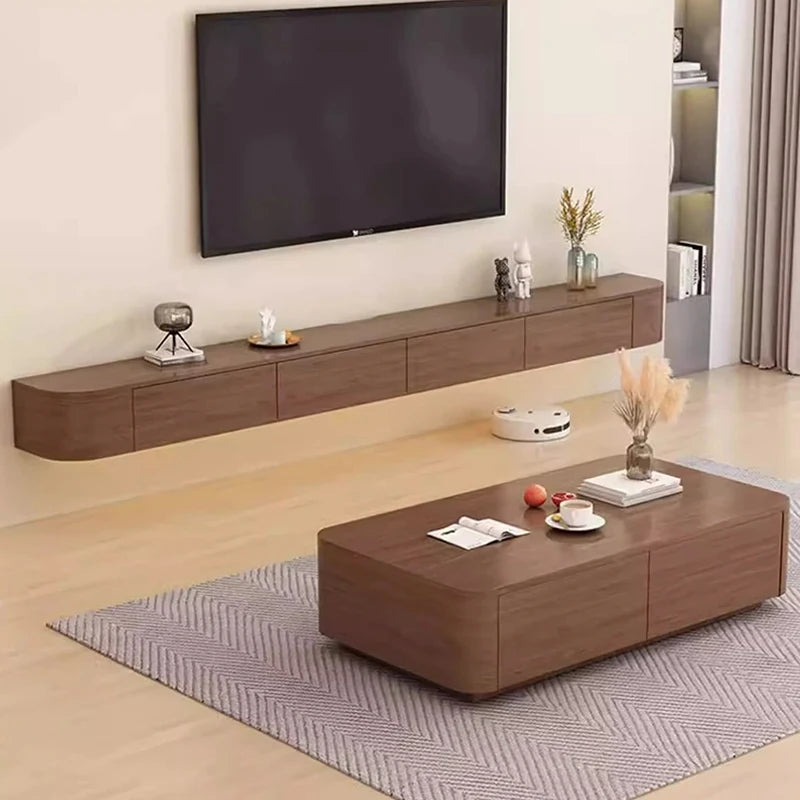 XMSJ Modern Wall-Mounted TV Cabinet