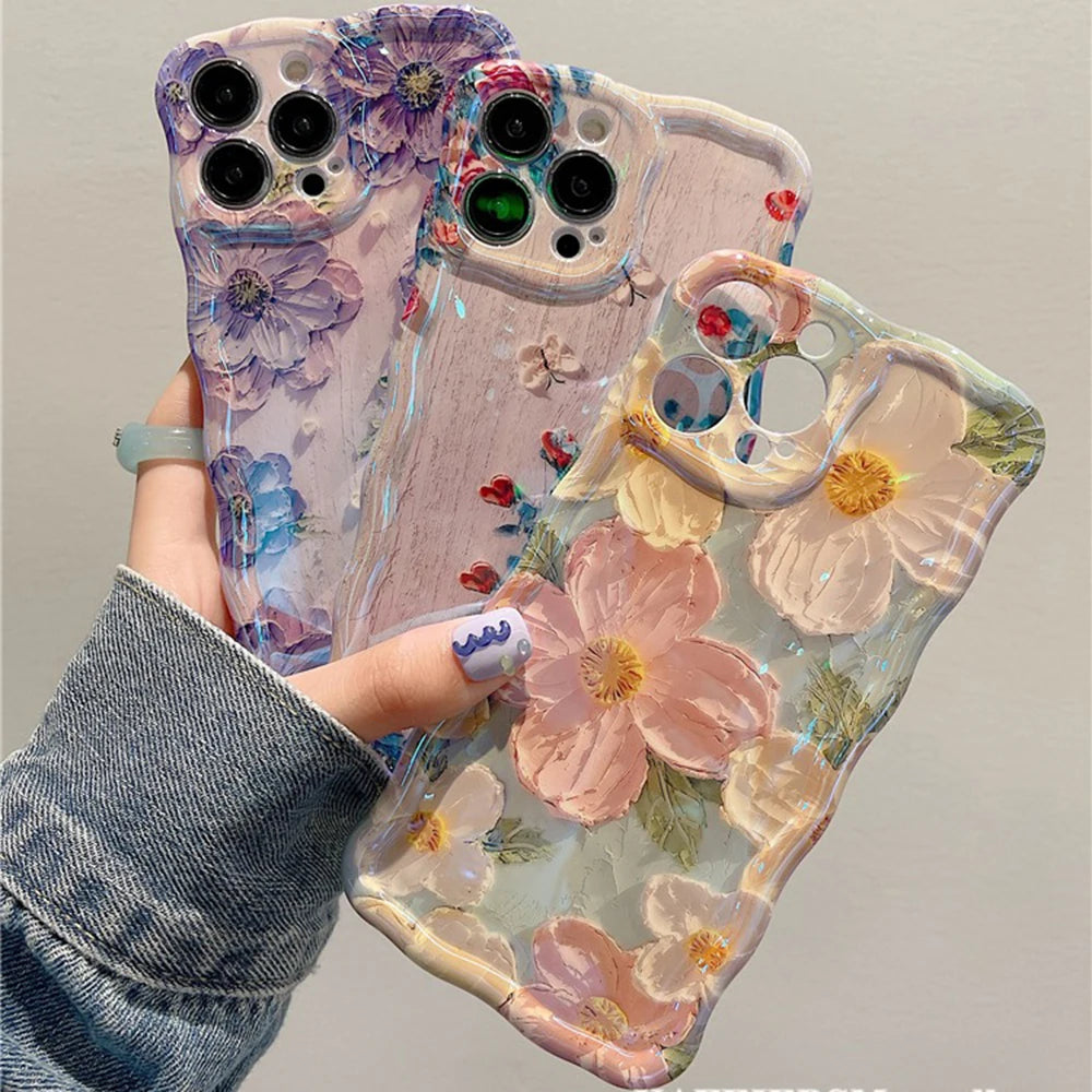 YuexTi Retro Oil Painting iPhone Case