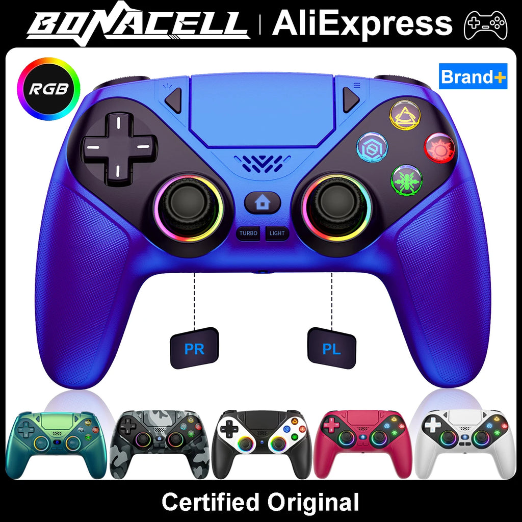 bonacell Wireless RGB Controller for PS5 & PC