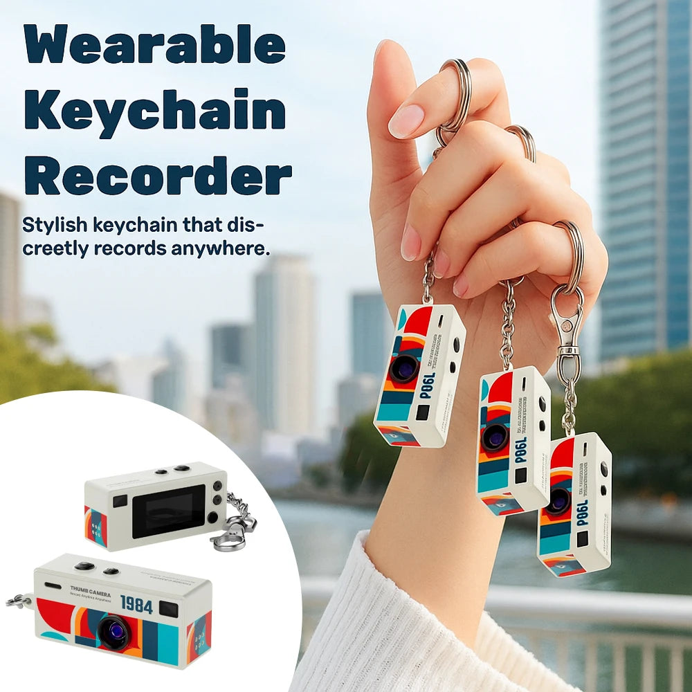 G6 1080P Mini Retro Keychain Camera