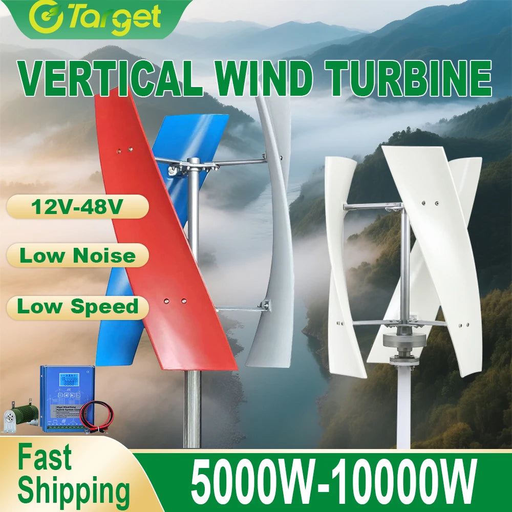 5kW–10kW Vertical Wind Turbine Generator