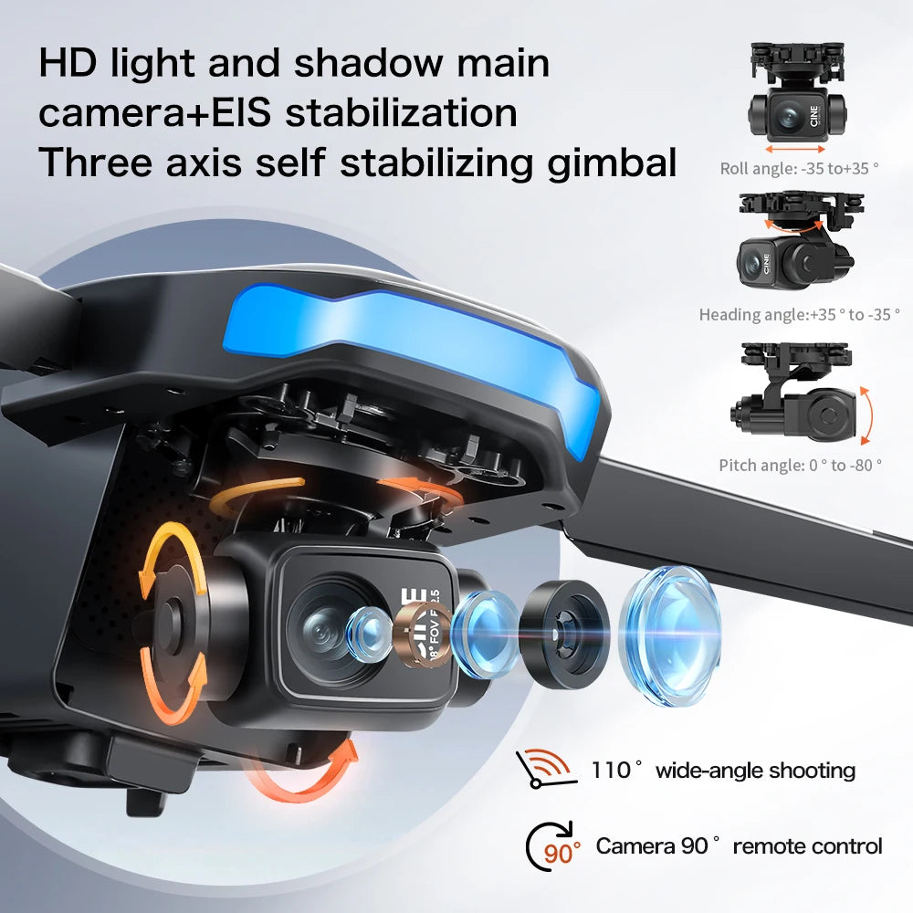 S-X1 MAX 4K Camera Drone with 3-Axis Gimbal