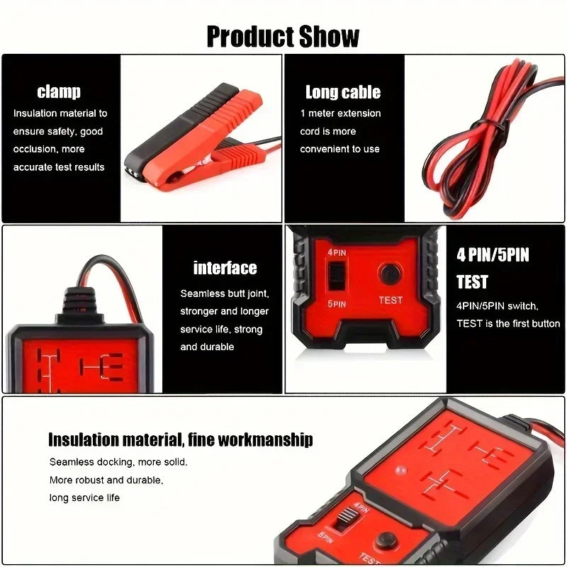 12V Automotive Electrical Diagnostic Tester