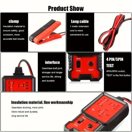 12V Automotive Electrical Diagnostic Tester