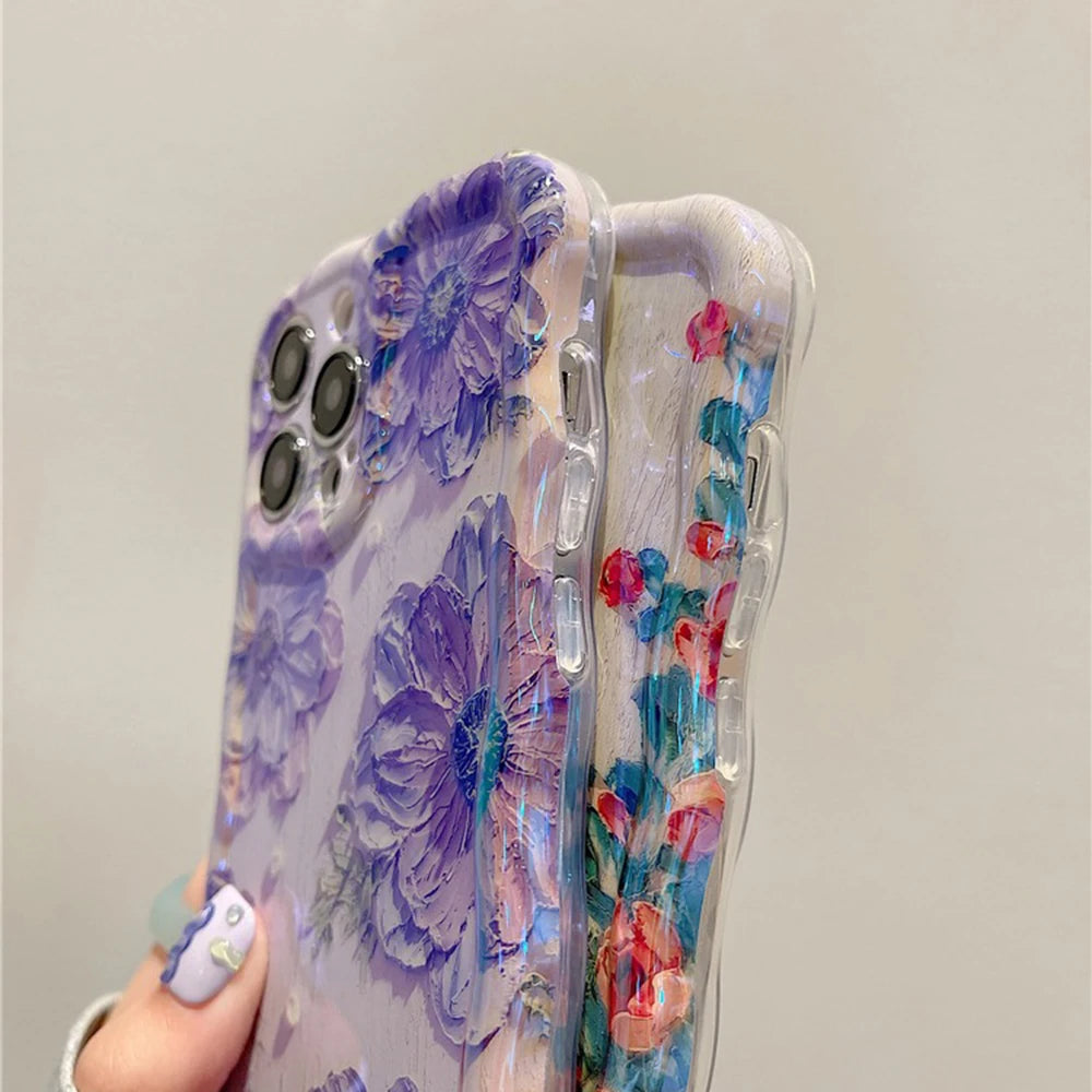YuexTi Retro Oil Painting iPhone Case