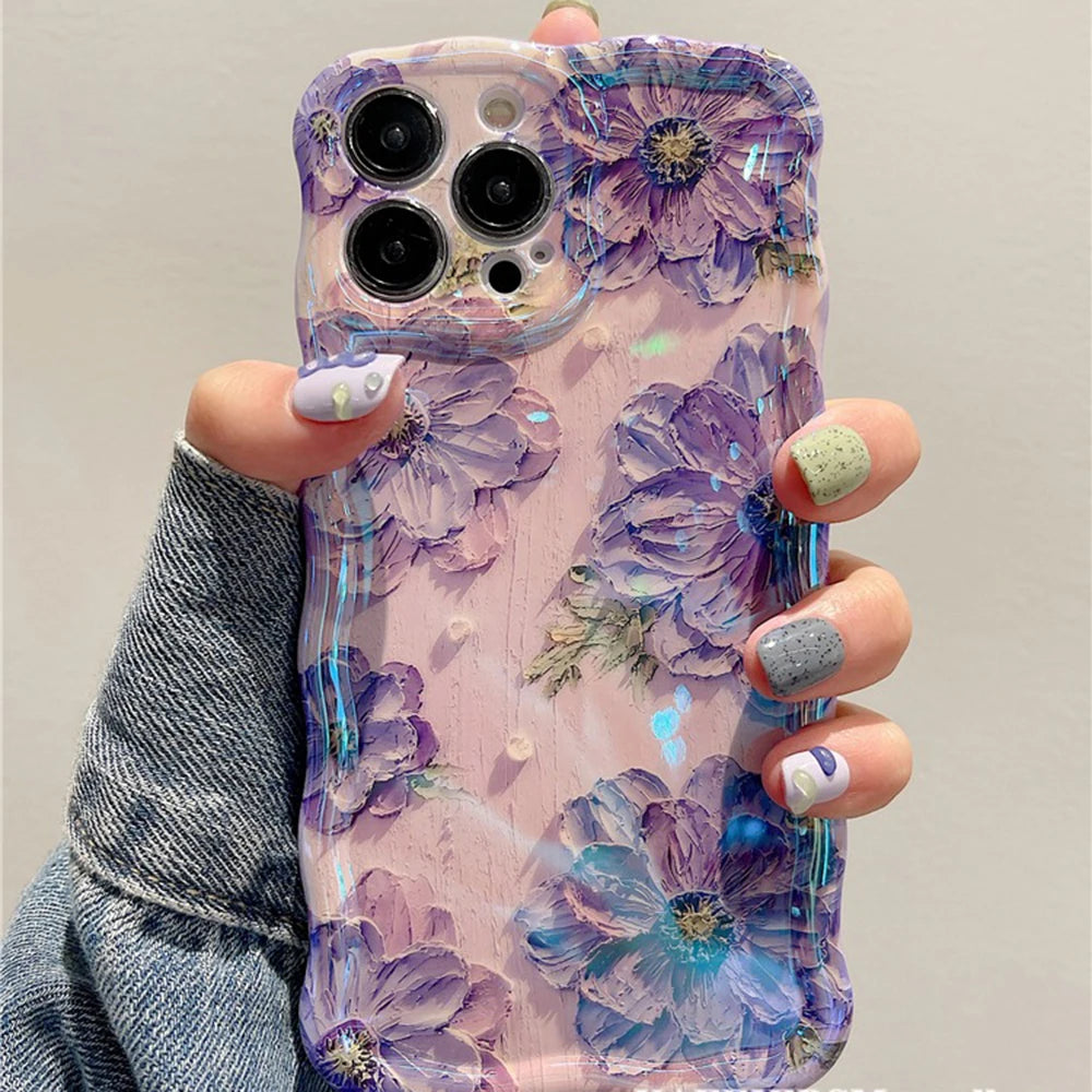 YuexTi Retro Oil Painting iPhone Case
