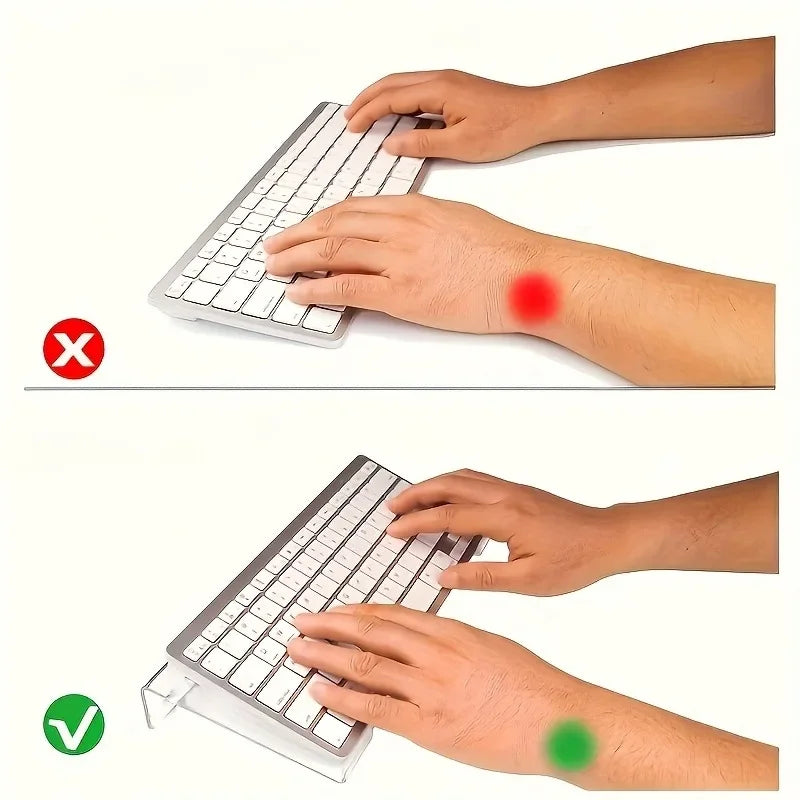 Acrylic Keyboard & Mini PC Desktop Stand