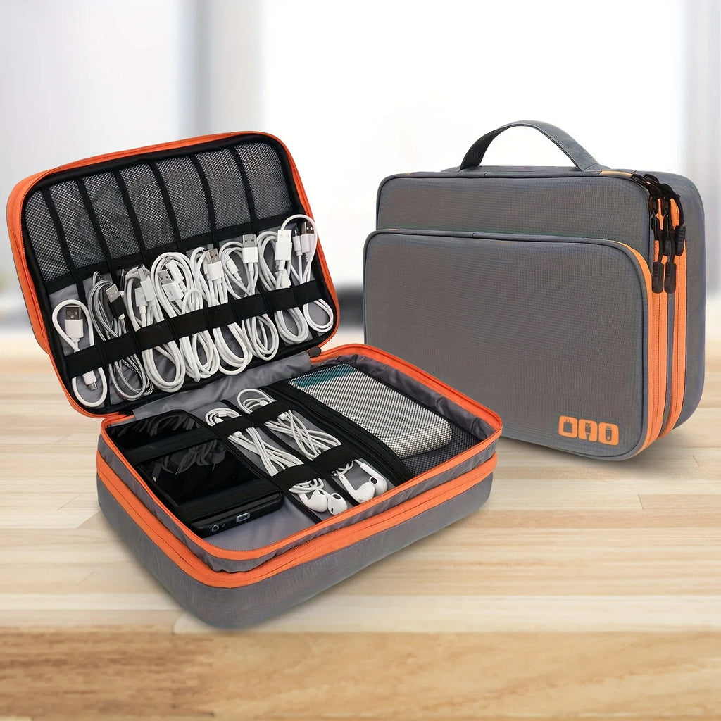 ValueWin Multi-Layer Electronic Accessories Organizer