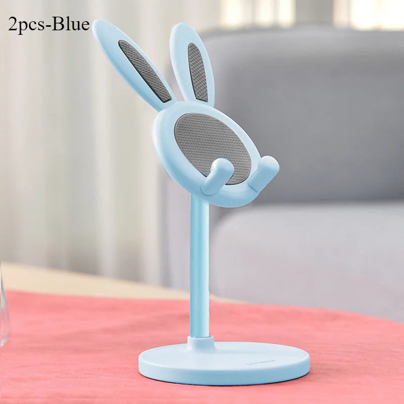 Cute Rabbit Adjustable Desktop Phone & Tablet Stand