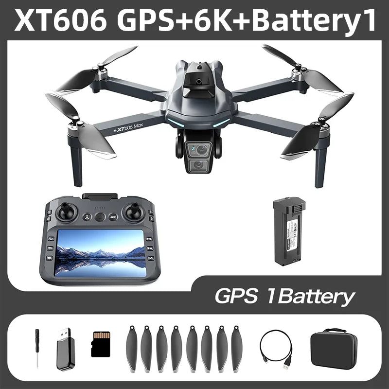 XT606 8K GPS FPV Camera Drone
