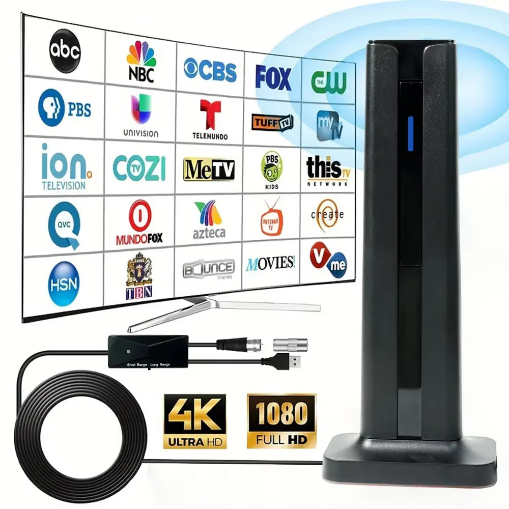 TelDaykemei Indoor HDTV Antenna with Amplified Signal