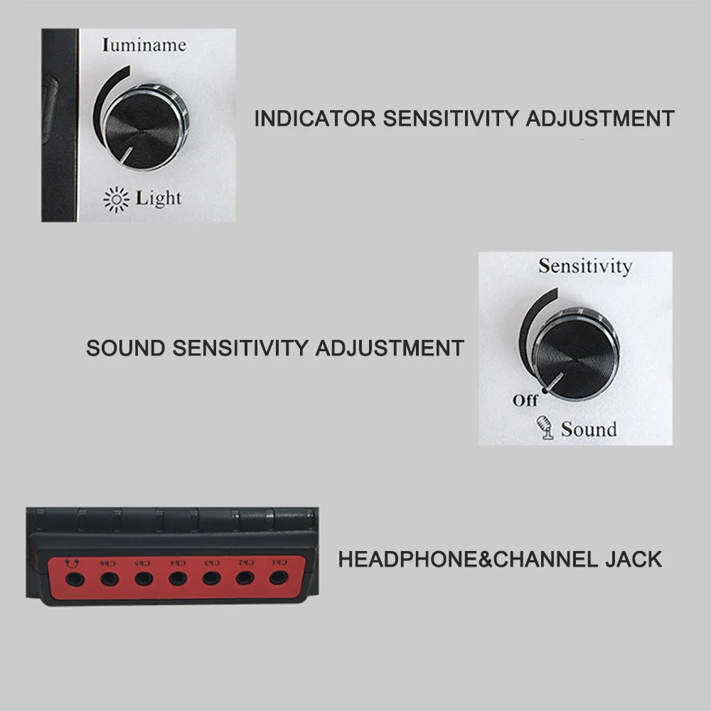 6-Channel Electronic Automotive Stethoscope