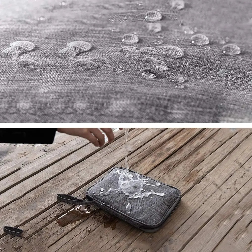 Water-Resistant Electronics Organizer Bag