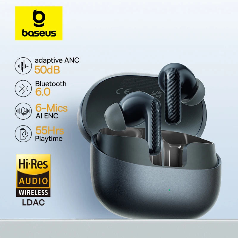 Baseus EP10 Pro Bluetooth 6.0 Adaptive ANC Earbuds