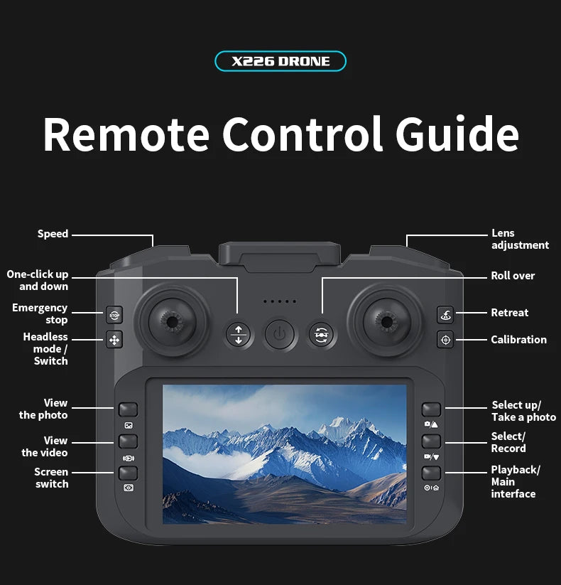X226/X226VR 4K FPV Camera Drone