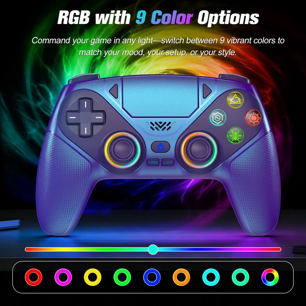 bonacell Wireless RGB Controller for PS5 & PC