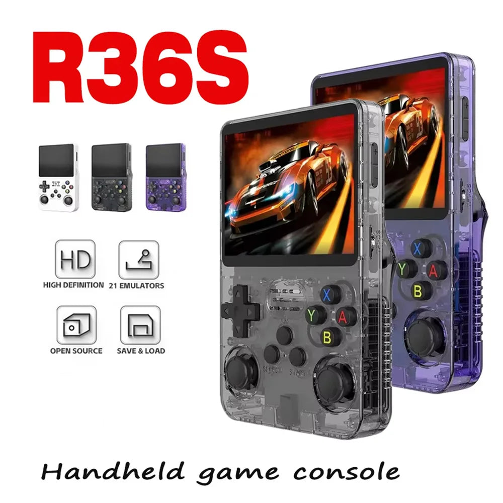 XMWL R36S 3.5-Inch Linux Retro Handheld Game Console