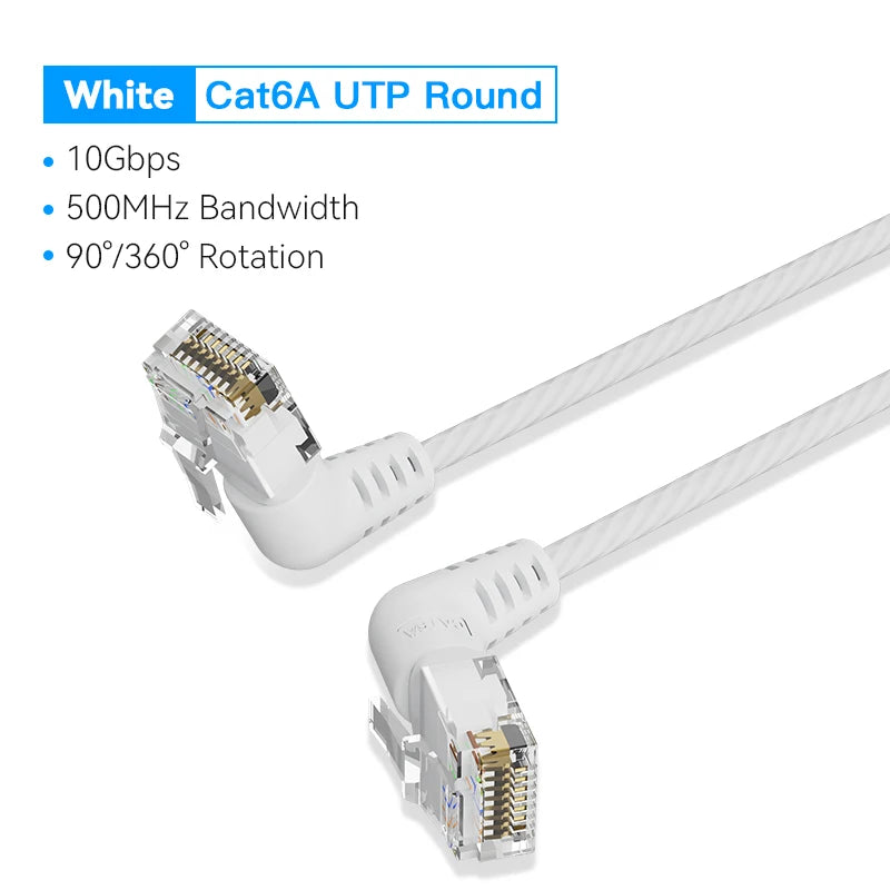 Vention CAT6A 10Gbps Rotating Ethernet Cable