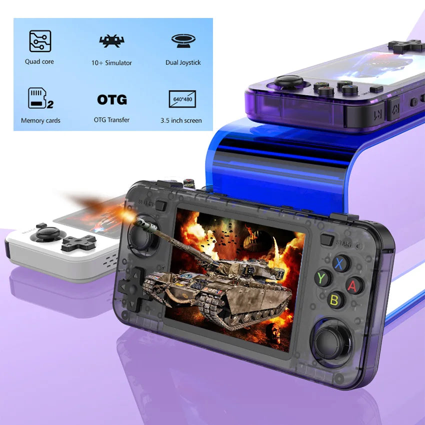 R36H 3.5-Inch Linux Retro Handheld Game Console