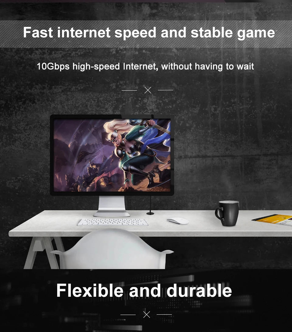DUTRIEUX CAT7 10Gbps Ethernet Cable