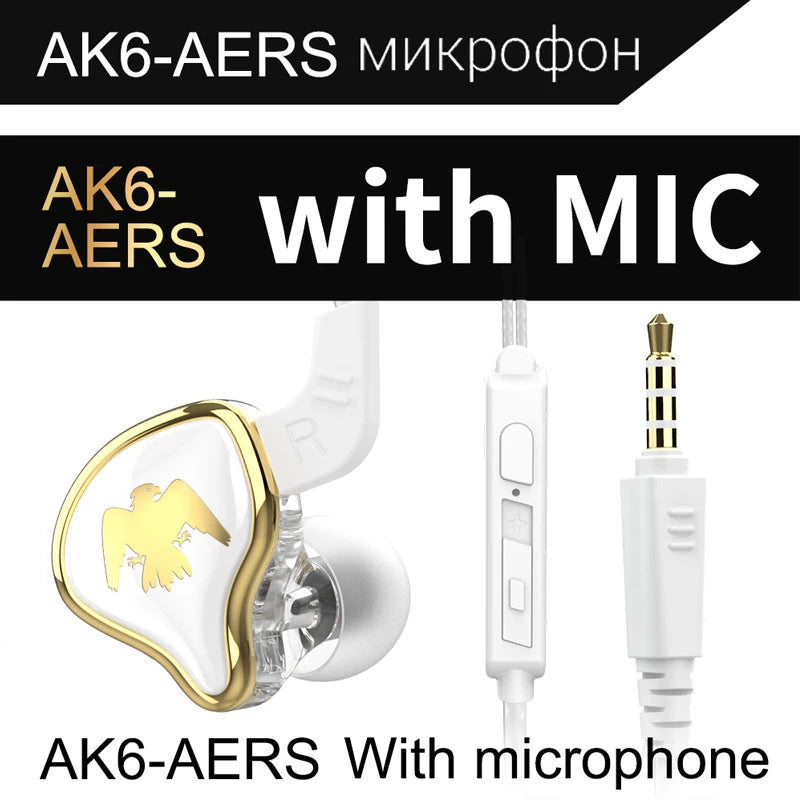QKZ AK3 FiLe Wired HiFi In-Ear Earphones
