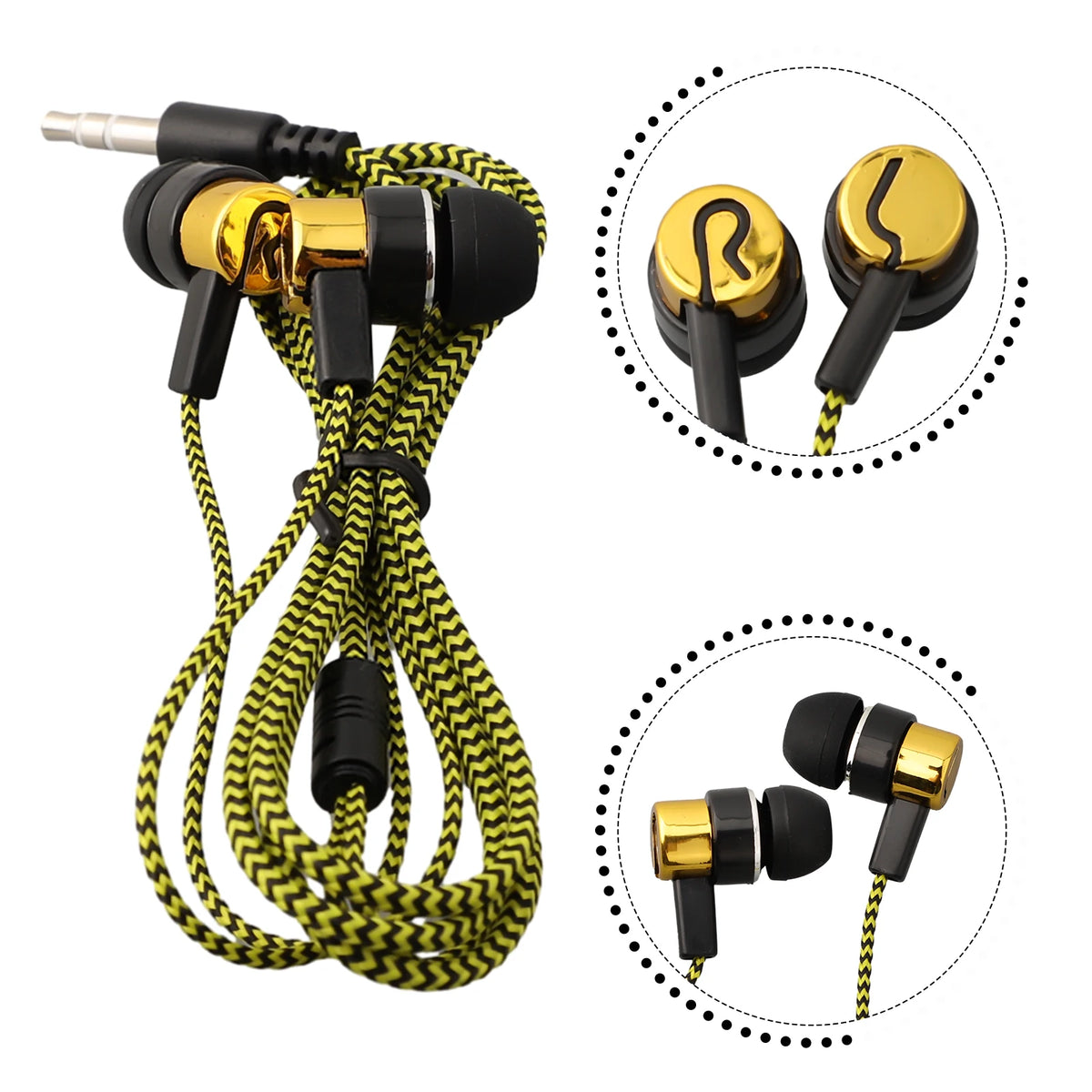 3.5mm Wired In-Ear Stereo Earphones